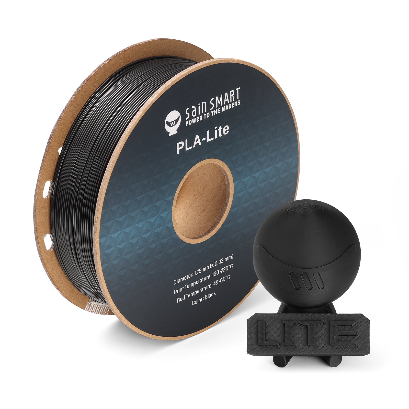 GT-3 Hochgeschwindigkeits-PLA-Lite Filament 1.75mm, 1KG, ±0.03mm, Schwarz/Weiß