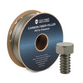 Schwarzes Bronze-Kohlefaser-PETG-Filament, 1,75 mm, Genauigkeit +/-0,04 mm, 1 kg (2,2 lbs)
