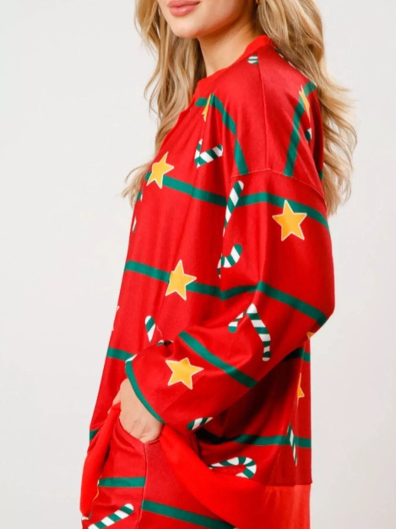 Ensemble de pyjama de Noël manches longues et pantalon