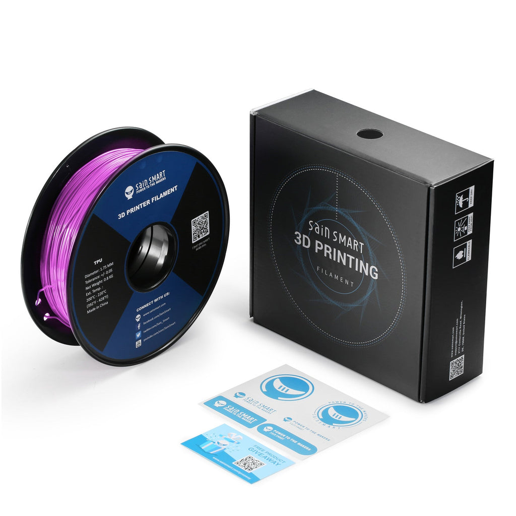 Neonfarbenes TPU-Filament-Bündelset, Cyberpunk-Farbe 1,75 mm 0,8 kg/1,76 lb