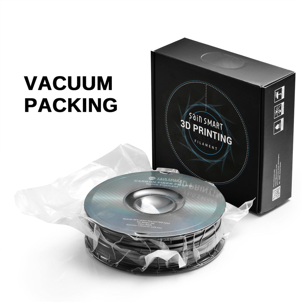 [Offene Verpackung] Nylon+ Kohlefaser Filament 1.75mm 1kg/2.2lb, Schwarz