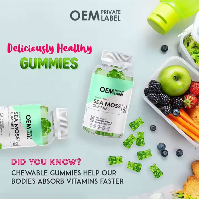 Gummies aux algues Gummies aux algues Gummies vitaminées
