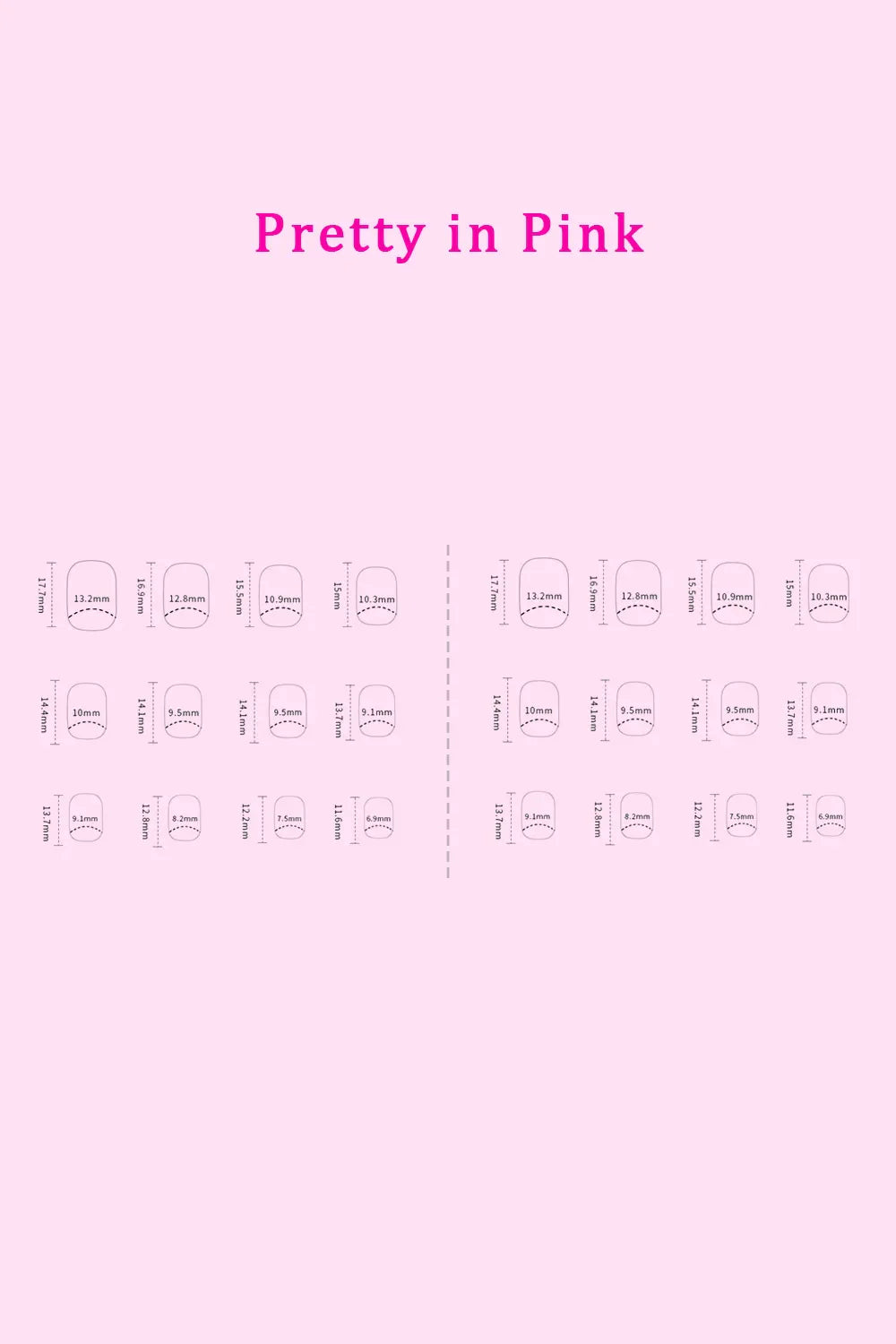 SO PINK BEAUTY Faux Ongles Autocollants 2 Paquets