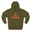 Pump-King Halloween Hoodie, Gemütliches Fleece-Sweatshirt für den Herbst, Lustige Kürbis-Kleidung, Herbst-Stil, Perfekt für Halloween-Feiern