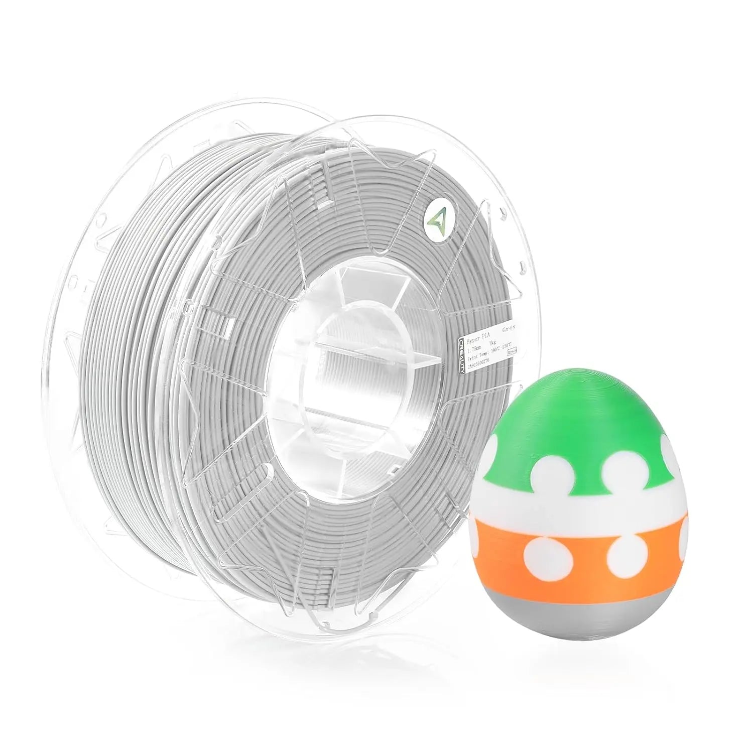 Creality Hyper RFID PLA Filament 1,75 mm, 3D-Drucker-Filament für hohe Geschwindigkeiten von 30-600 mm/s, unterstützt CFS, 2,2 LBS (1 KG) Spule, Maßhaltigkeit +/- 0,03 mm