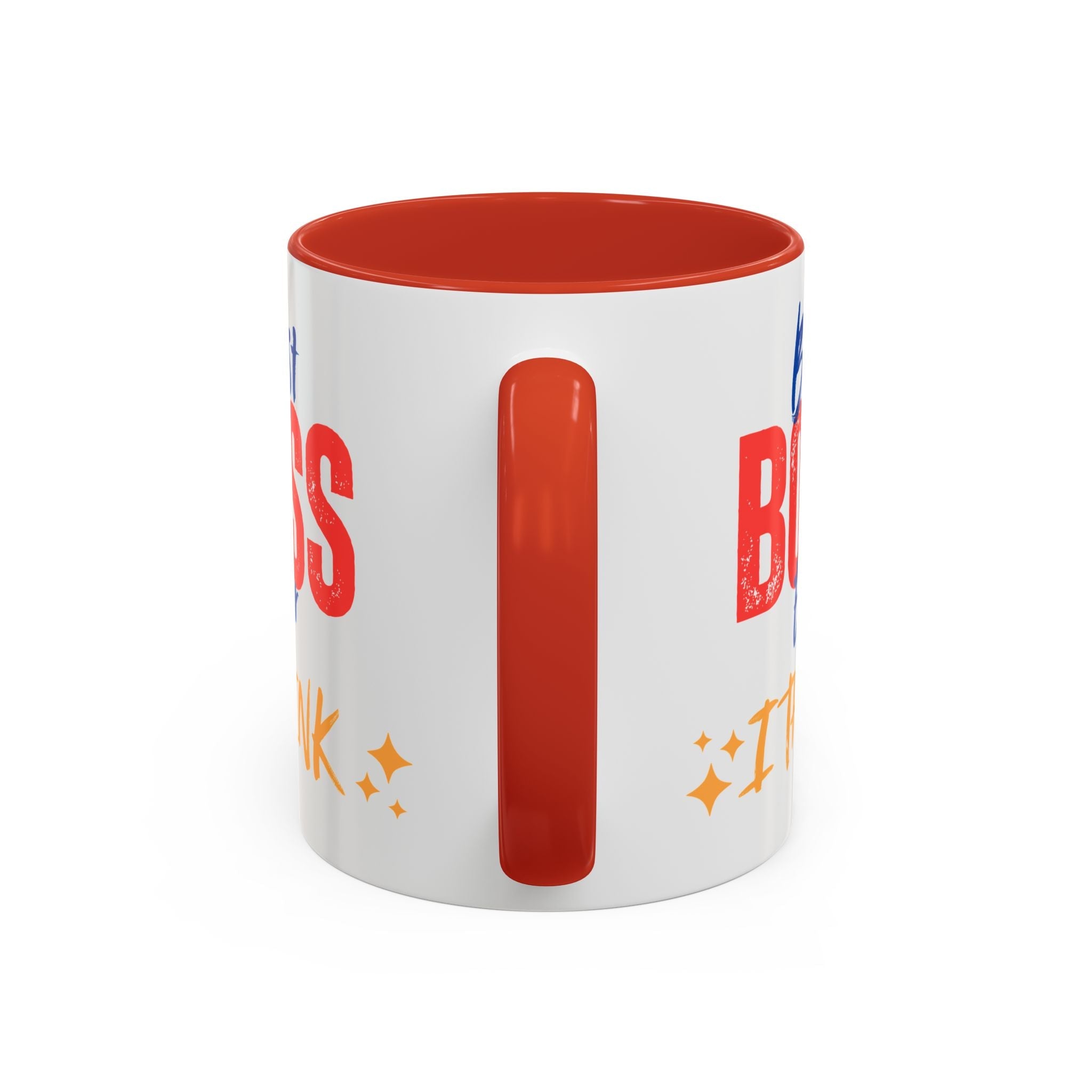 Bester Chef aller Zeiten Akzent-Kaffeetasse - Perfektes Geschenk zum Tag des Chefs, Büro-Dekoration, Motivierendes Trinkgeschirr, Lustige Kaffeetasse