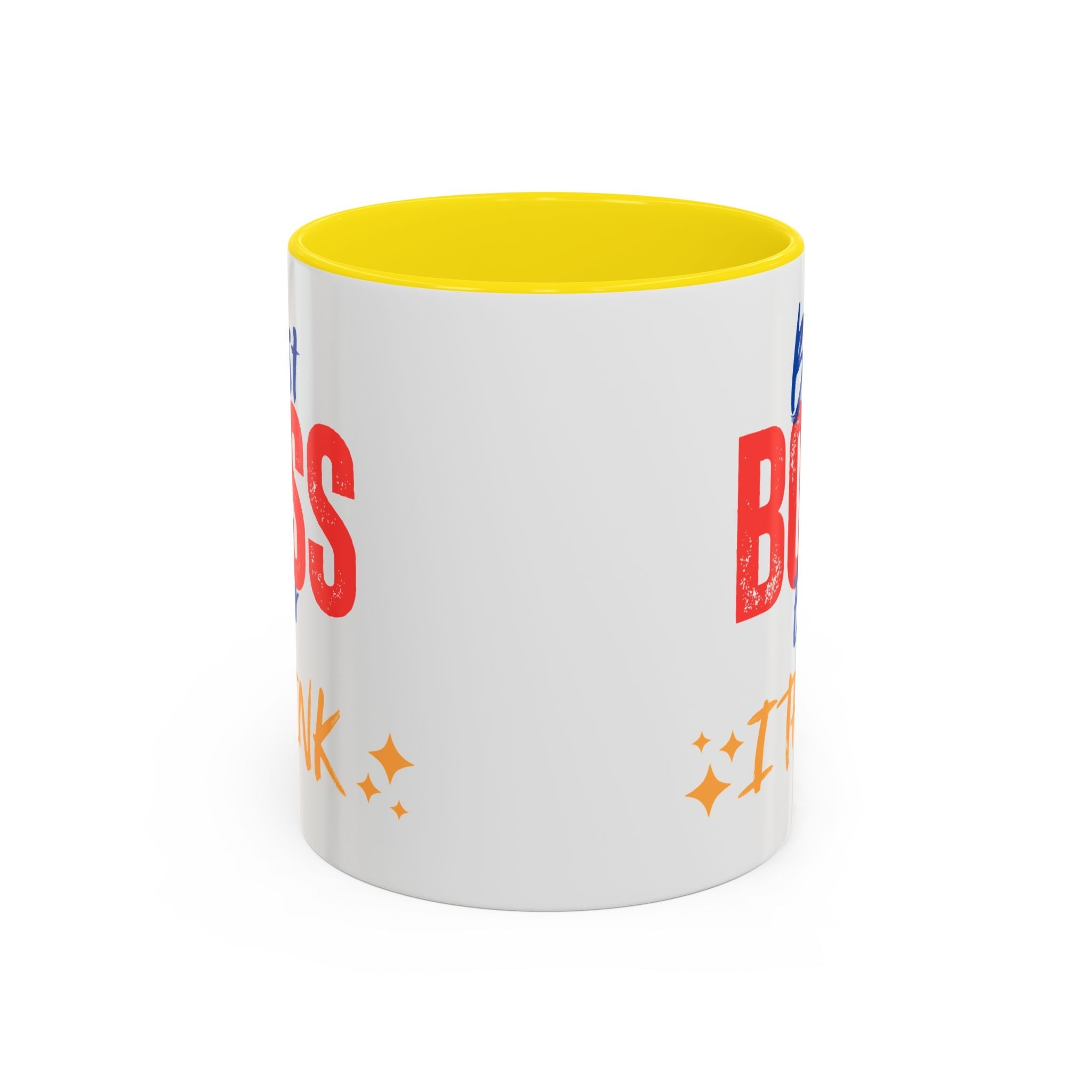 Bester Chef aller Zeiten Akzent-Kaffeetasse - Perfektes Geschenk zum Tag des Chefs, Büro-Dekoration, Motivierendes Trinkgeschirr, Lustige Kaffeetasse
