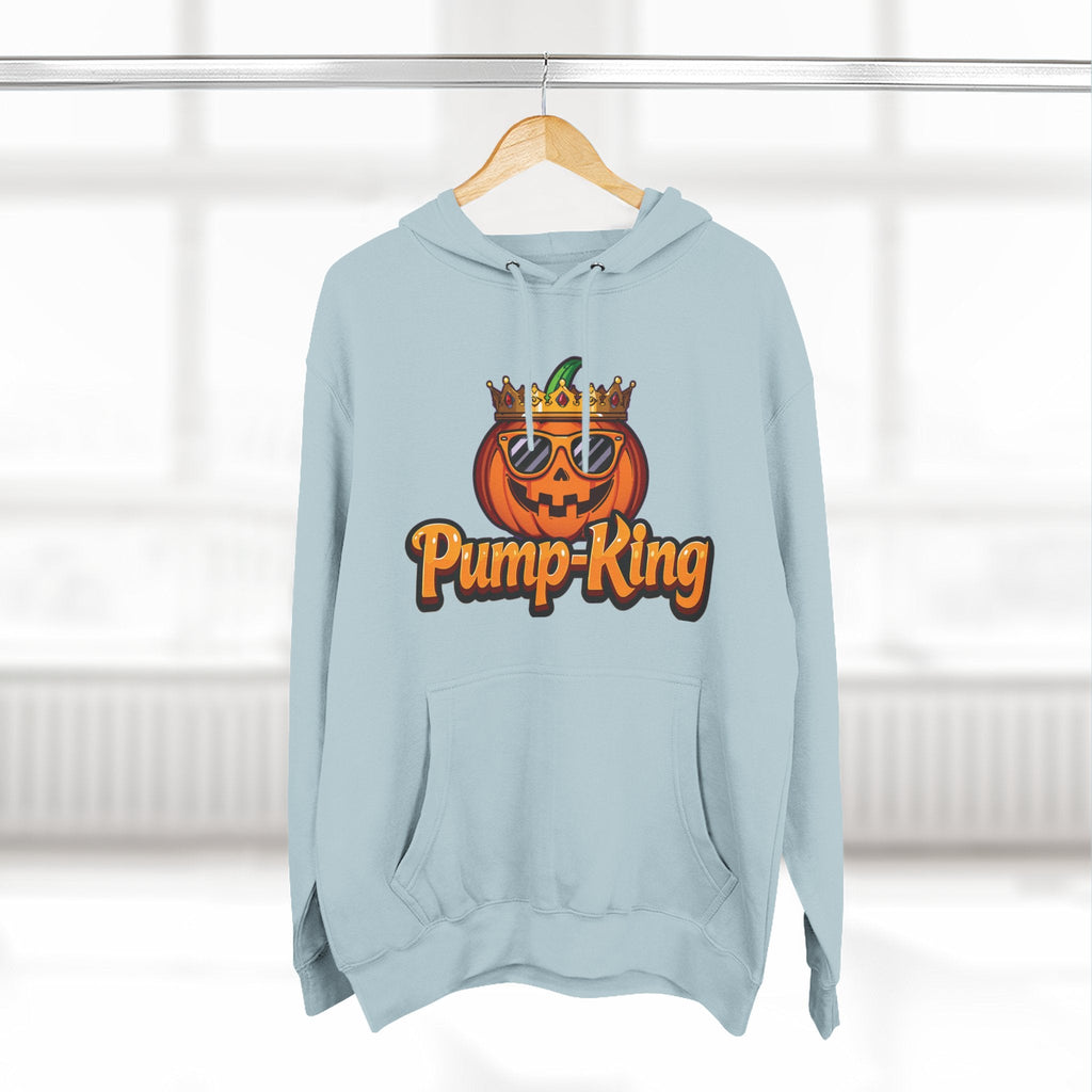 Pump-King Halloween Hoodie, Gemütliches Fleece-Sweatshirt für den Herbst, Lustige Kürbis-Kleidung, Herbst-Stil, Perfekt für Halloween-Feiern