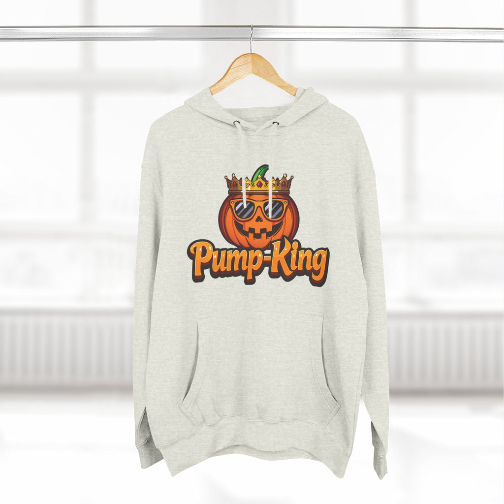 Pump-King Halloween Hoodie, Gemütliches Fleece-Sweatshirt für den Herbst, Lustige Kürbis-Kleidung, Herbst-Stil, Perfekt für Halloween-Feiern