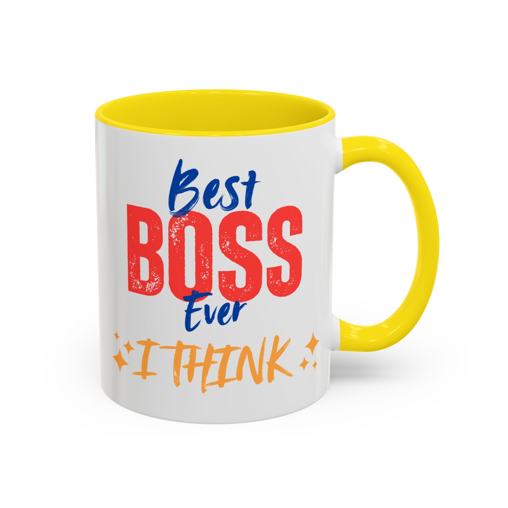 Bester Chef aller Zeiten Akzent-Kaffeetasse - Perfektes Geschenk zum Tag des Chefs, Büro-Dekoration, Motivierendes Trinkgeschirr, Lustige Kaffeetasse