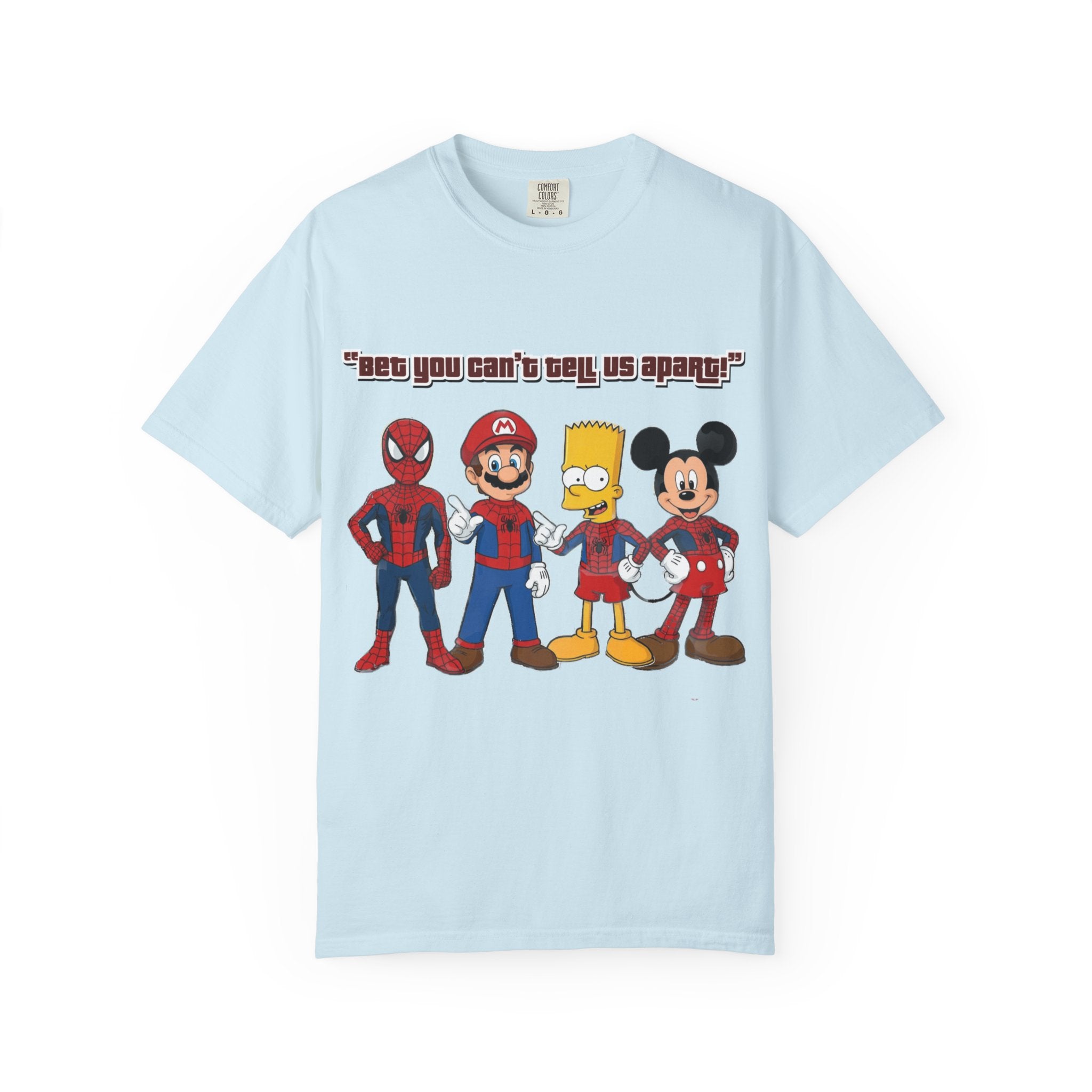 Lustiges Guess Cartoon Tribute Unisex T-Shirt, Fun Grafik-T-Shirt, Perfektes Geschenk für Kinder & Erwachsene, Familien-Bonding, Geburtstag, Freizeitkleidung