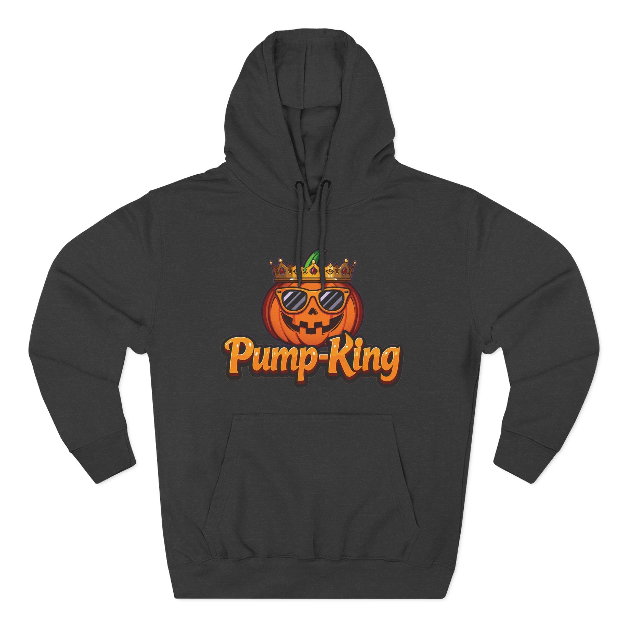 Sweat à capuche d'Halloween Pump-King, Doux sweat en polaire pour l'automne, Vêtement drôle à motif citrouille, Style automnal, Parfait pour les célébrations d'Halloween