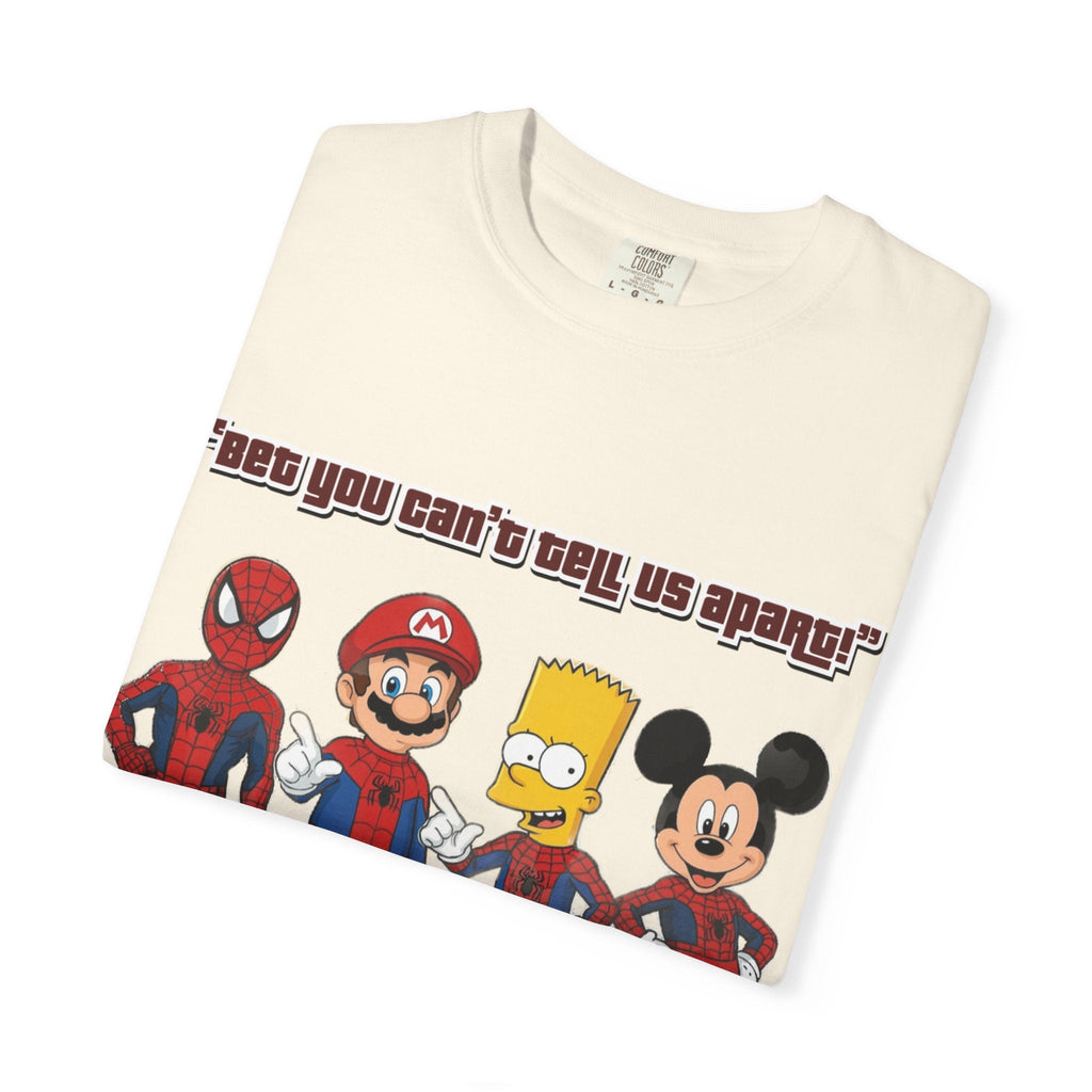 Lustiges Guess Cartoon Tribute Unisex T-Shirt, Fun Grafik-T-Shirt, Perfektes Geschenk für Kinder & Erwachsene, Familien-Bonding, Geburtstag, Freizeitkleidung