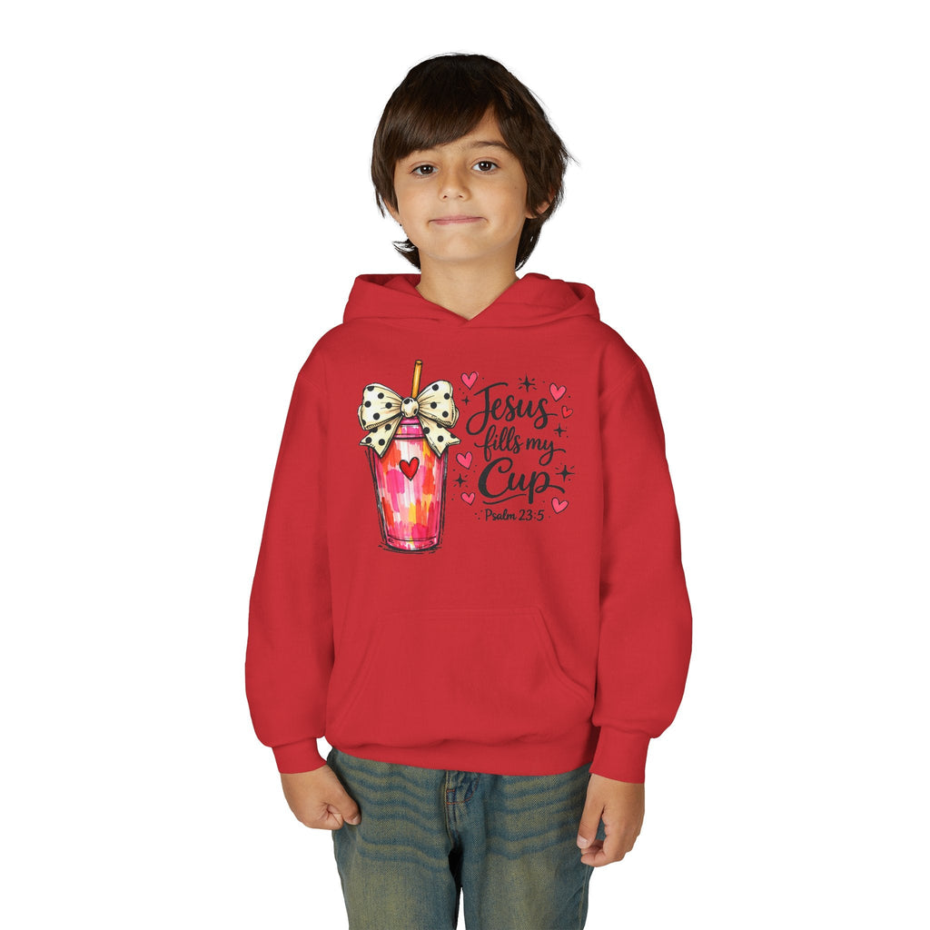 Jesus Fills My Cup Hoodie | Psalm 23 Christlicher Glaube Kinder