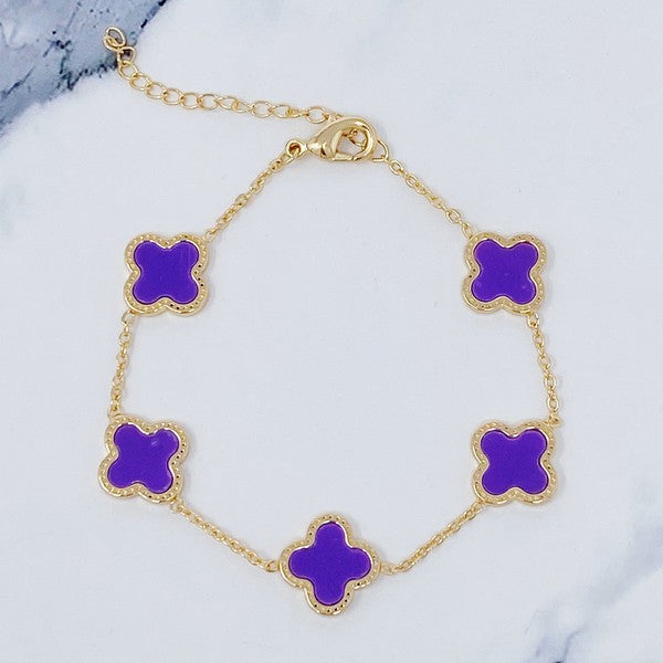 Kinley Kleeblattarmband