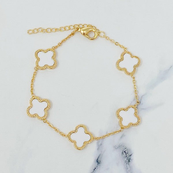 Kinley Kleeblattarmband