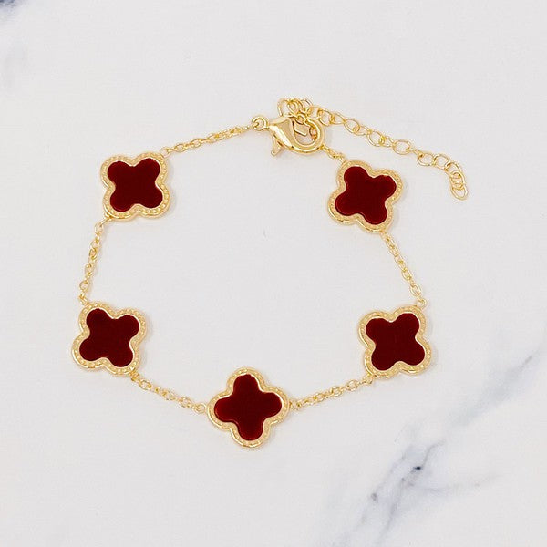 Kinley Kleeblattarmband