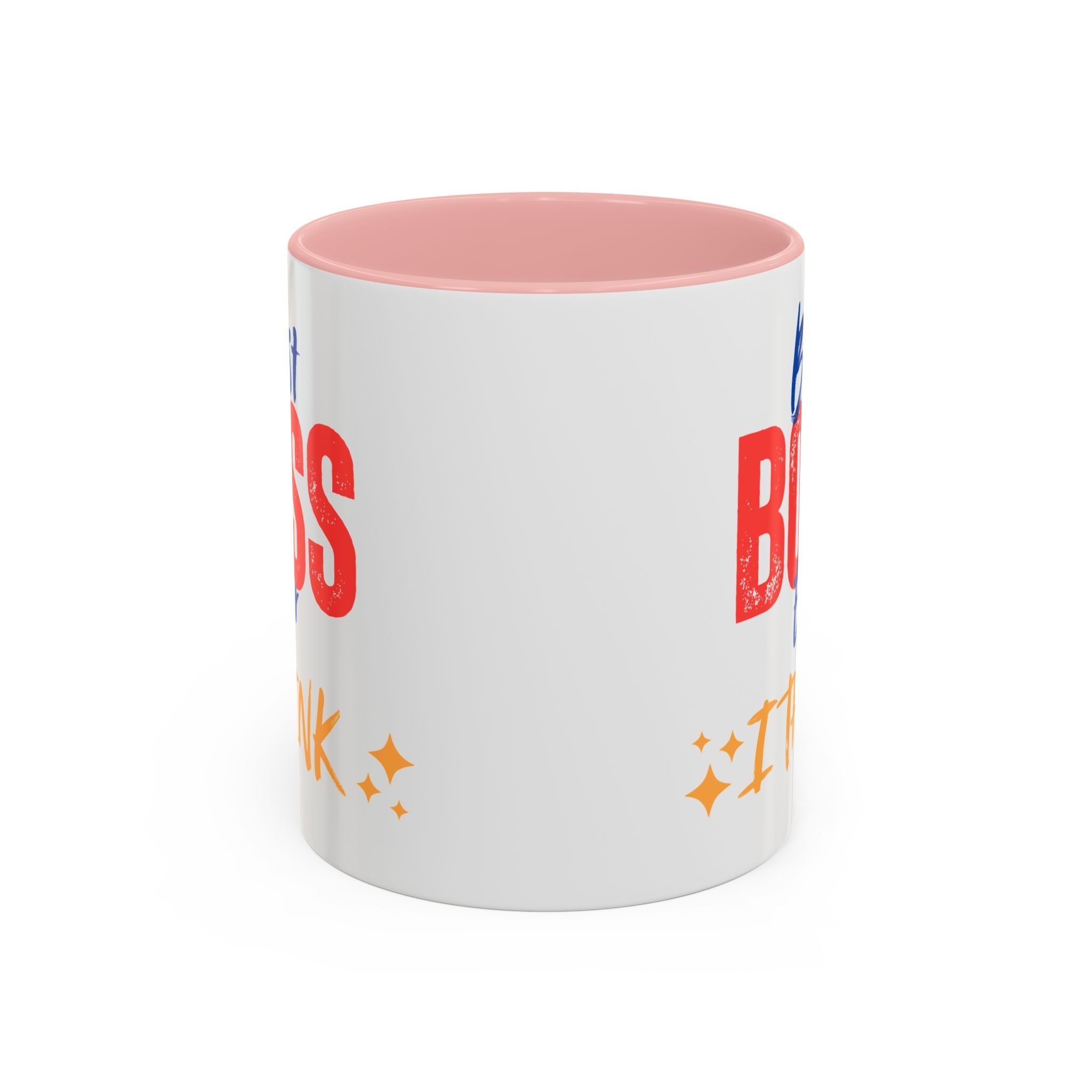 Bester Chef aller Zeiten Akzent-Kaffeetasse - Perfektes Geschenk zum Tag des Chefs, Büro-Dekoration, Motivierendes Trinkgeschirr, Lustige Kaffeetasse