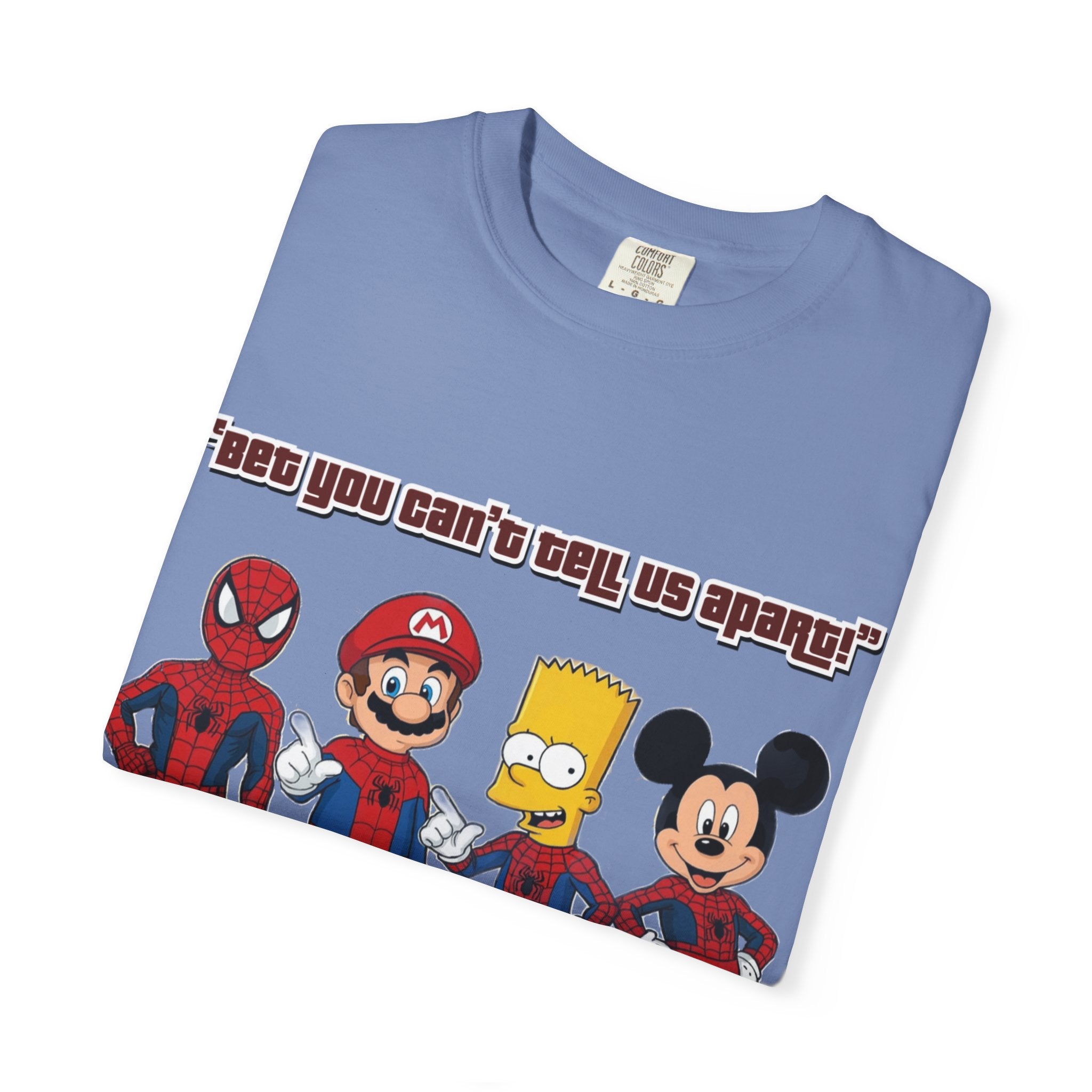 Lustiges Guess Cartoon Tribute Unisex T-Shirt, Fun Grafik-T-Shirt, Perfektes Geschenk für Kinder & Erwachsene, Familien-Bonding, Geburtstag, Freizeitkleidung