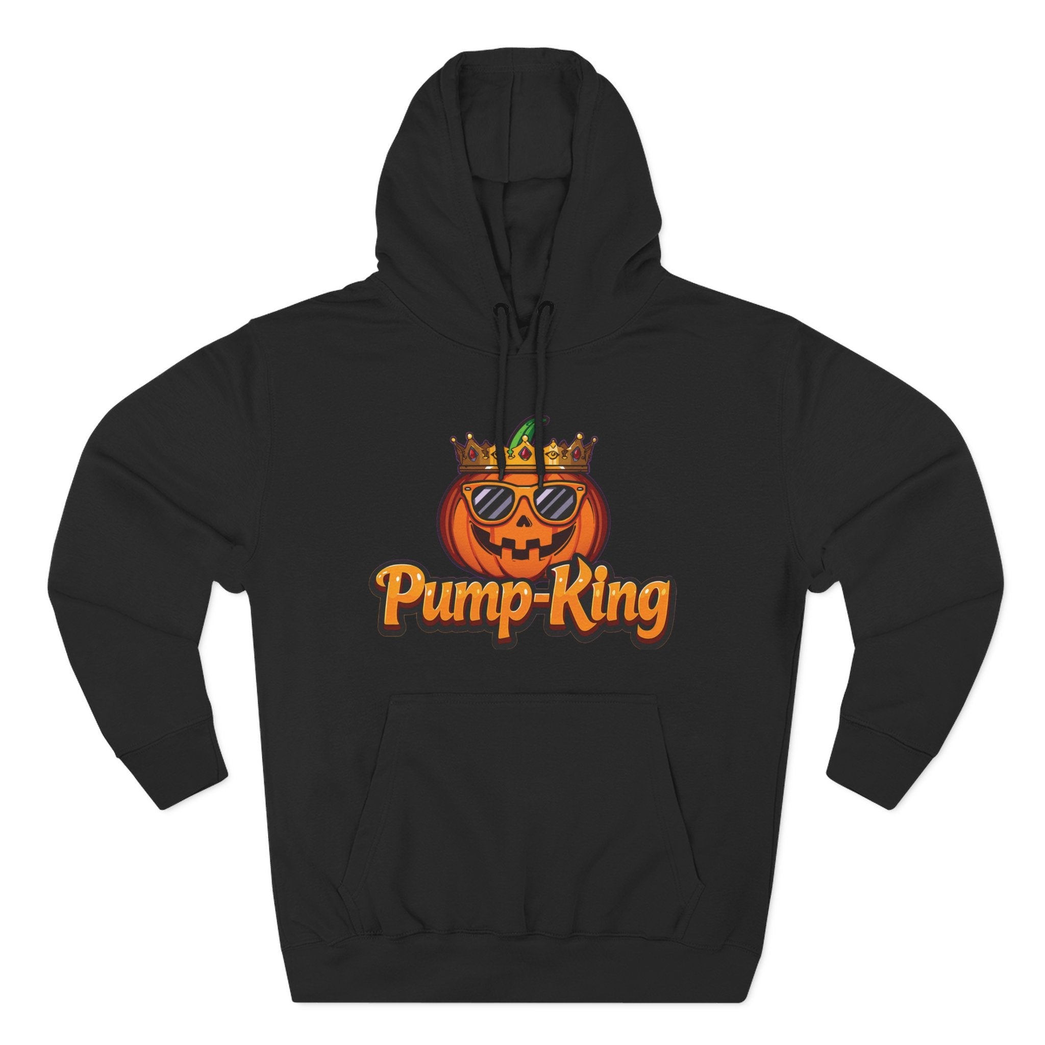 Sweat à capuche d'Halloween Pump-King, Doux sweat en polaire pour l'automne, Vêtement drôle à motif citrouille, Style automnal, Parfait pour les célébrations d'Halloween