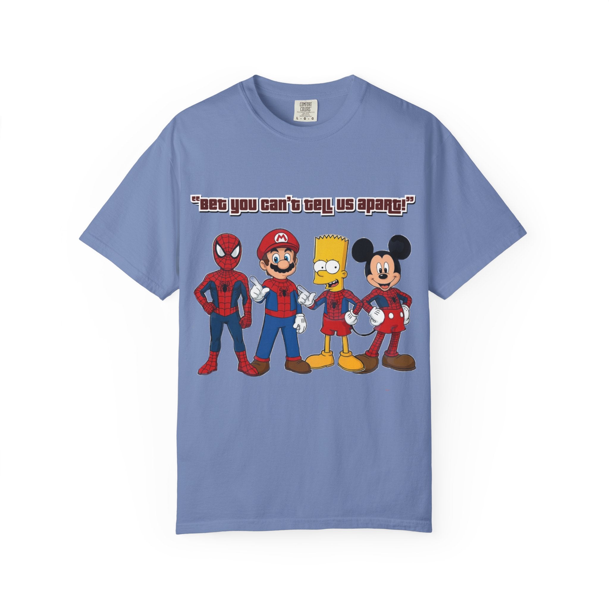 Lustiges Guess Cartoon Tribute Unisex T-Shirt, Fun Grafik-T-Shirt, Perfektes Geschenk für Kinder & Erwachsene, Familien-Bonding, Geburtstag, Freizeitkleidung