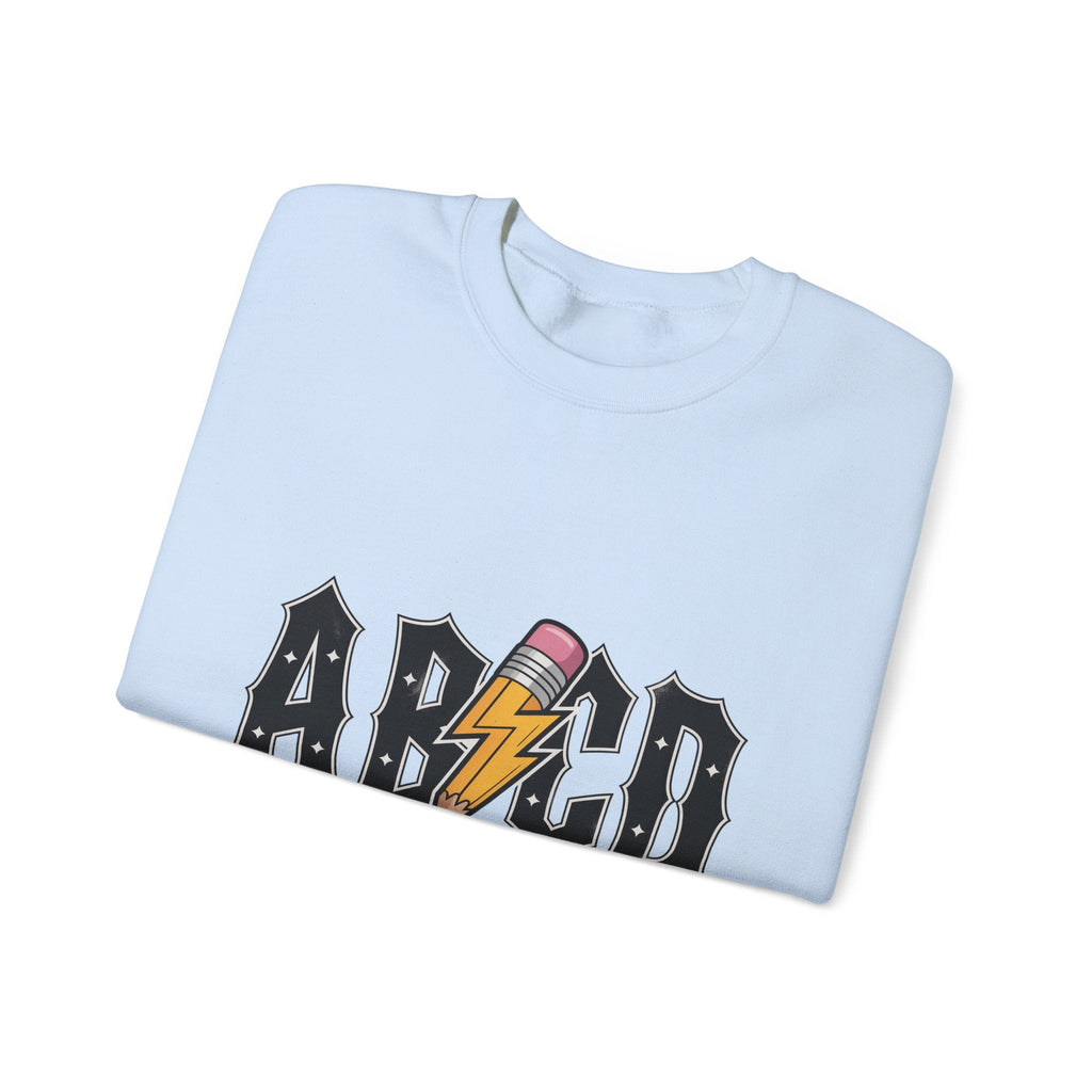 Back to School Rundhals-Sweatshirt, Unisex-Sweatshirt, Leichter Pullover, Schulkleidung, Lehrergeschenk, Trendige Mode