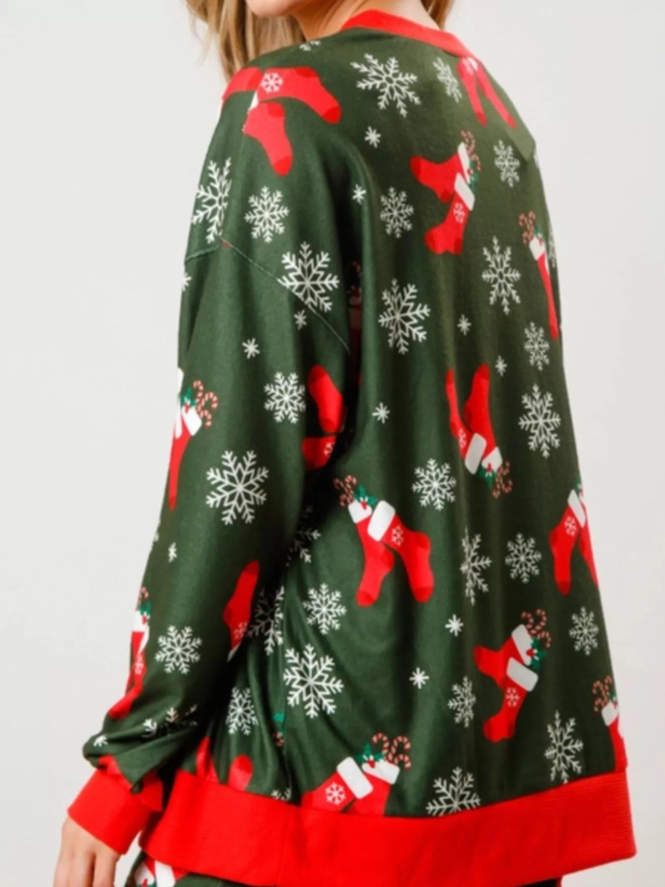 Ensemble de pyjama de Noël manches longues et pantalon