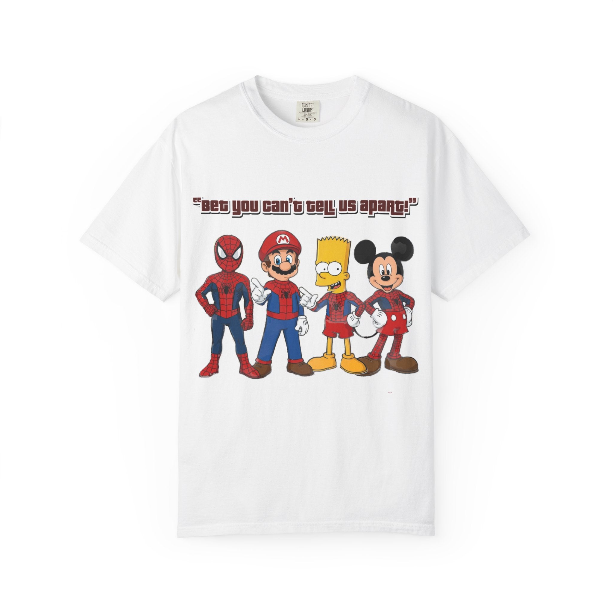 Lustiges Guess Cartoon Tribute Unisex T-Shirt, Fun Grafik-T-Shirt, Perfektes Geschenk für Kinder & Erwachsene, Familien-Bonding, Geburtstag, Freizeitkleidung