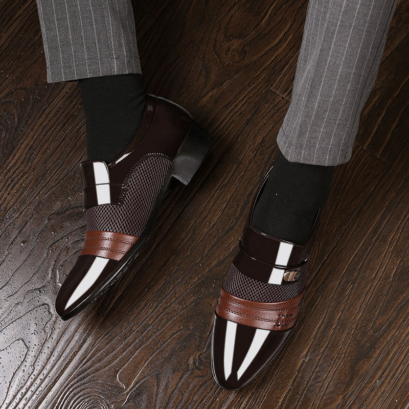 Herrenschuhe, Lederschuhe, Herren Freizeitschuhe, Business-Abendschuhe, vielseitige Übergrößen-Hochzeitsschuhe