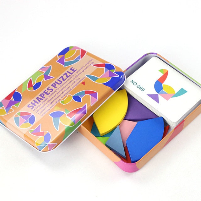 Candywood Kreatives Puzzle 4 Stile Kinder Holzspielzeug Für Kinder Puzzle Kinder Frühes Lernen Lernspielzeug