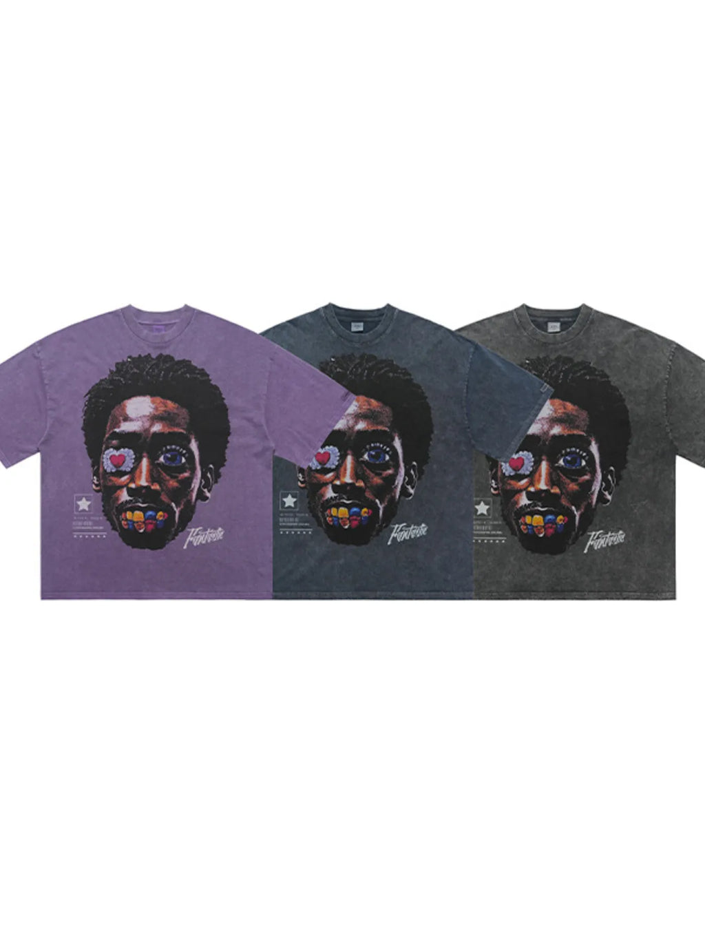 T-shirt graphique à col rond et manches courtes pour homme