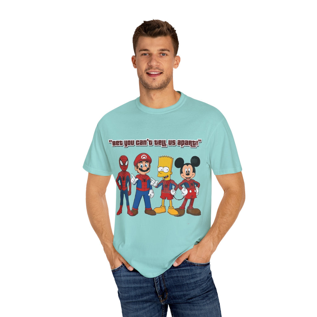 Lustiges Guess Cartoon Tribute Unisex T-Shirt, Fun Grafik-T-Shirt, Perfektes Geschenk für Kinder & Erwachsene, Familien-Bonding, Geburtstag, Freizeitkleidung