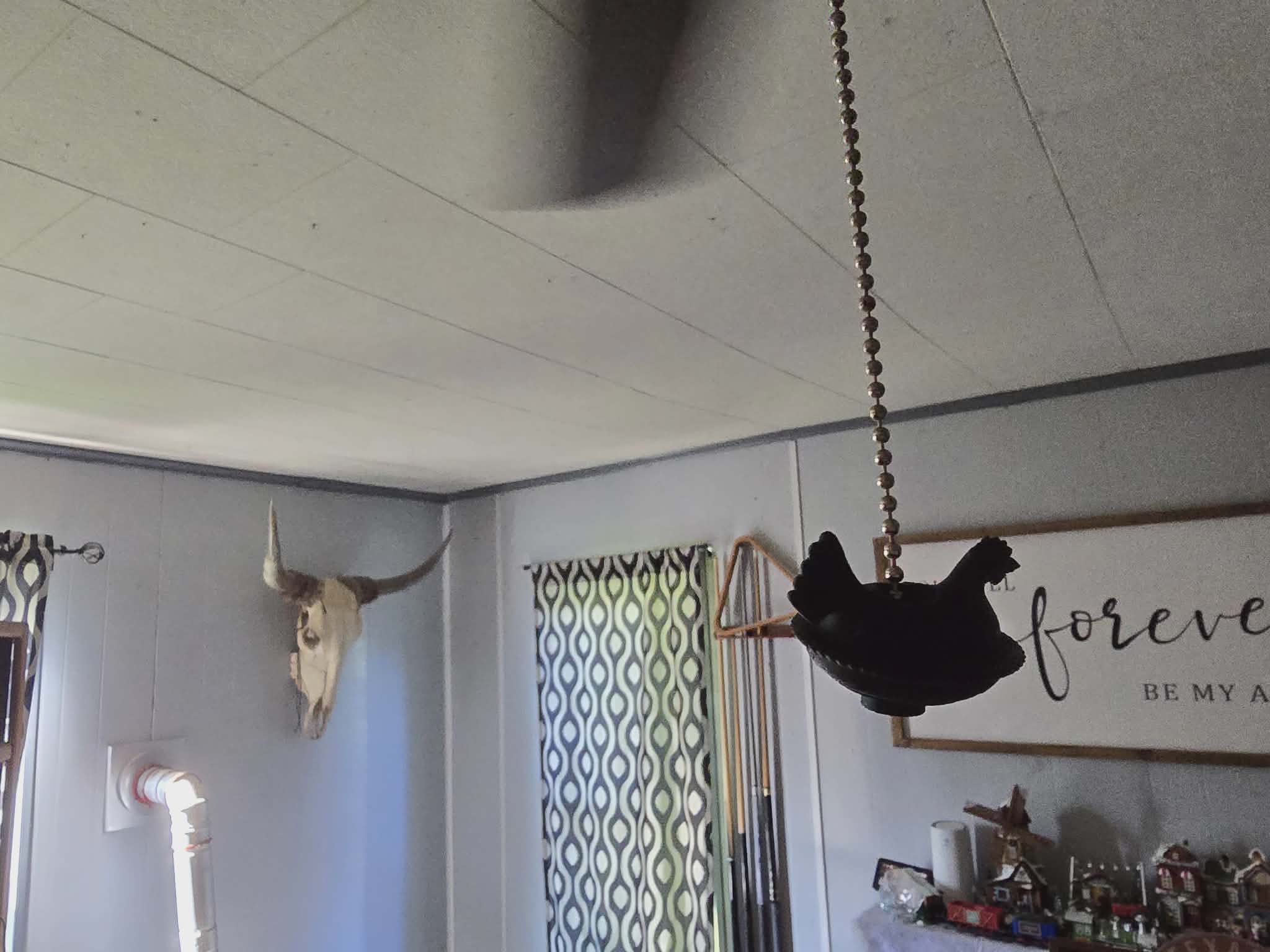 Poule dans un nid - Extrémités de chaînettes de ventilateur de plafond