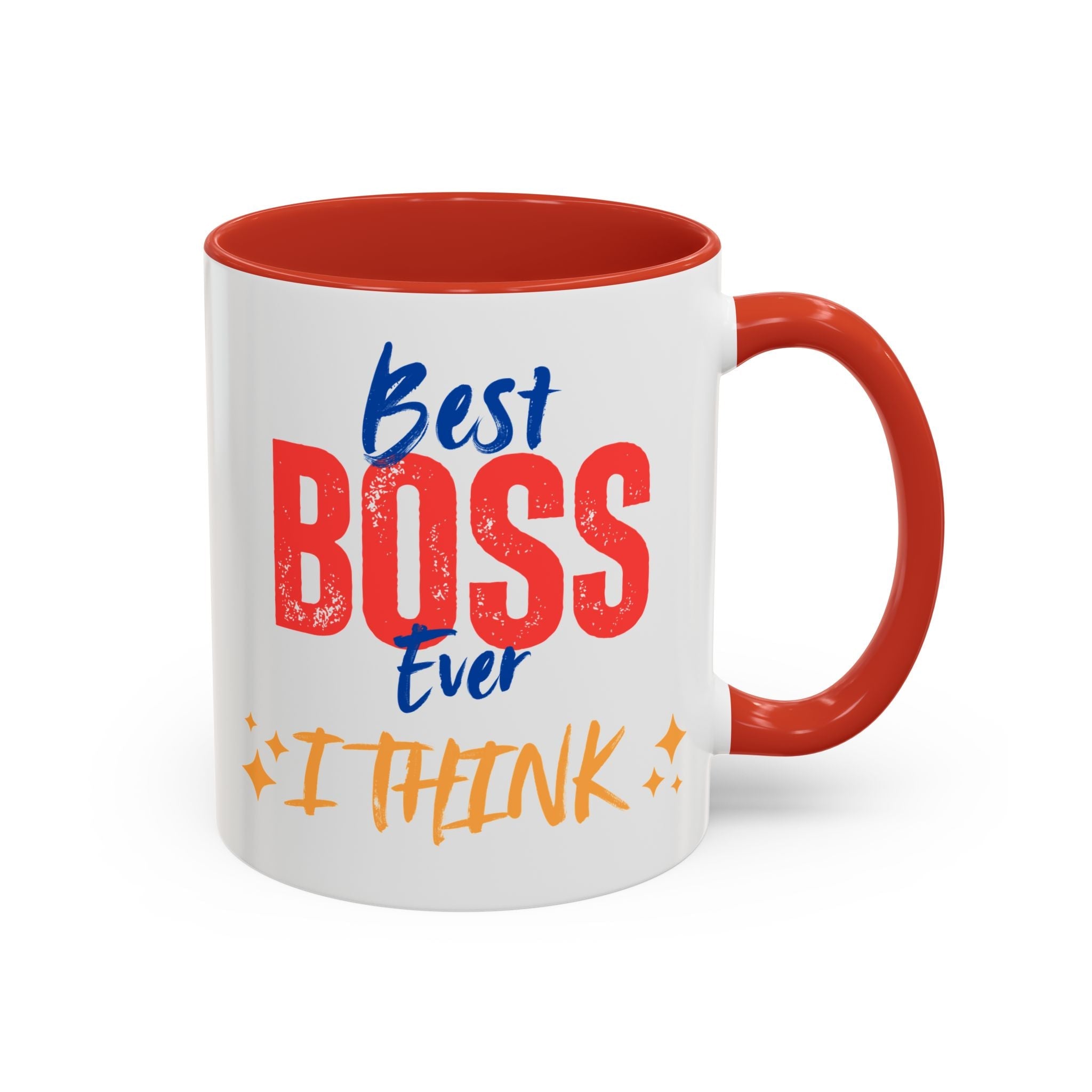 Bester Chef aller Zeiten Akzent-Kaffeetasse - Perfektes Geschenk zum Tag des Chefs, Büro-Dekoration, Motivierendes Trinkgeschirr, Lustige Kaffeetasse