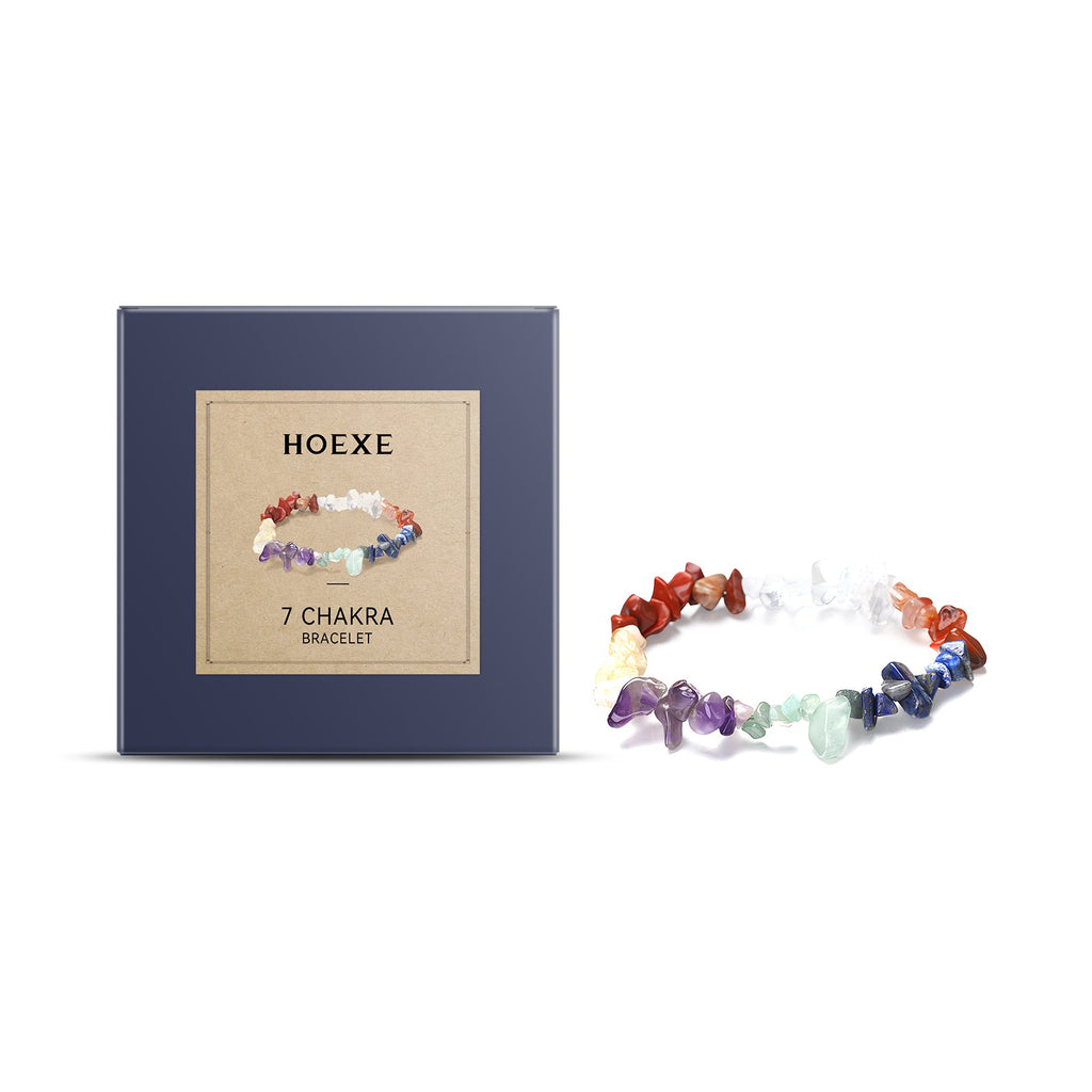 Sieben-Farben-Armband Sieben-Farben-schlichtes Schmucksteinperlenrad Yoga-Perlenarmband
