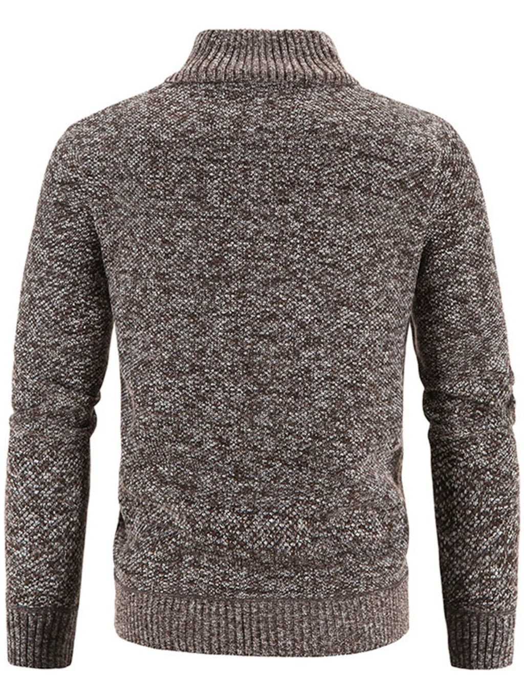 Herren Strickjacke mit Reißverschluss, Übergröße, Langarm