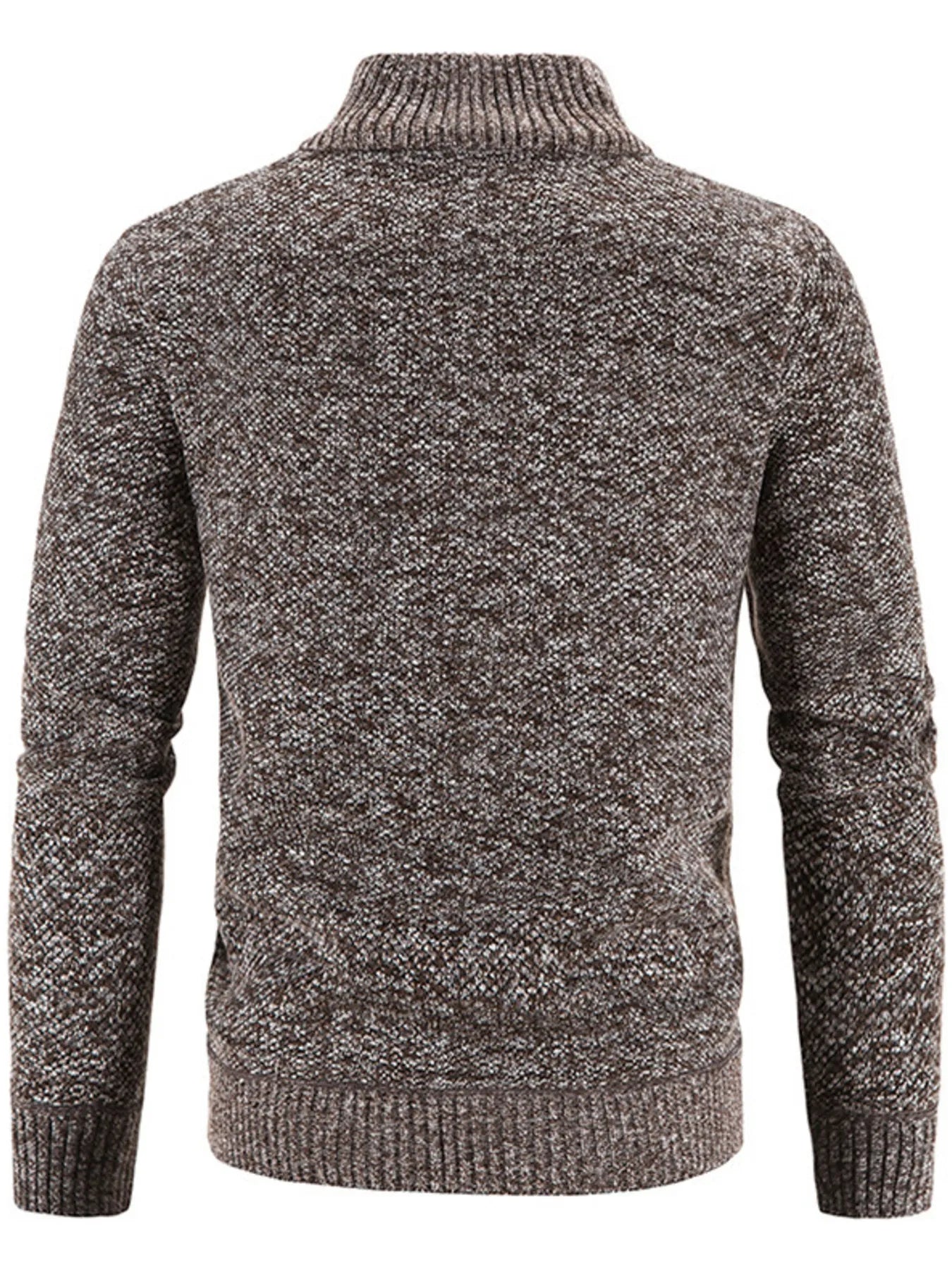 Herren Strickjacke mit Reißverschluss, Übergröße, Langarm