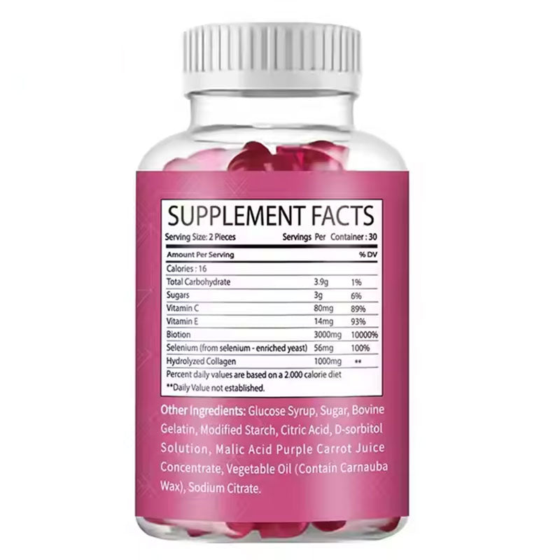 Kollagen-Gummibärchen-Gummibärchen-Biotin