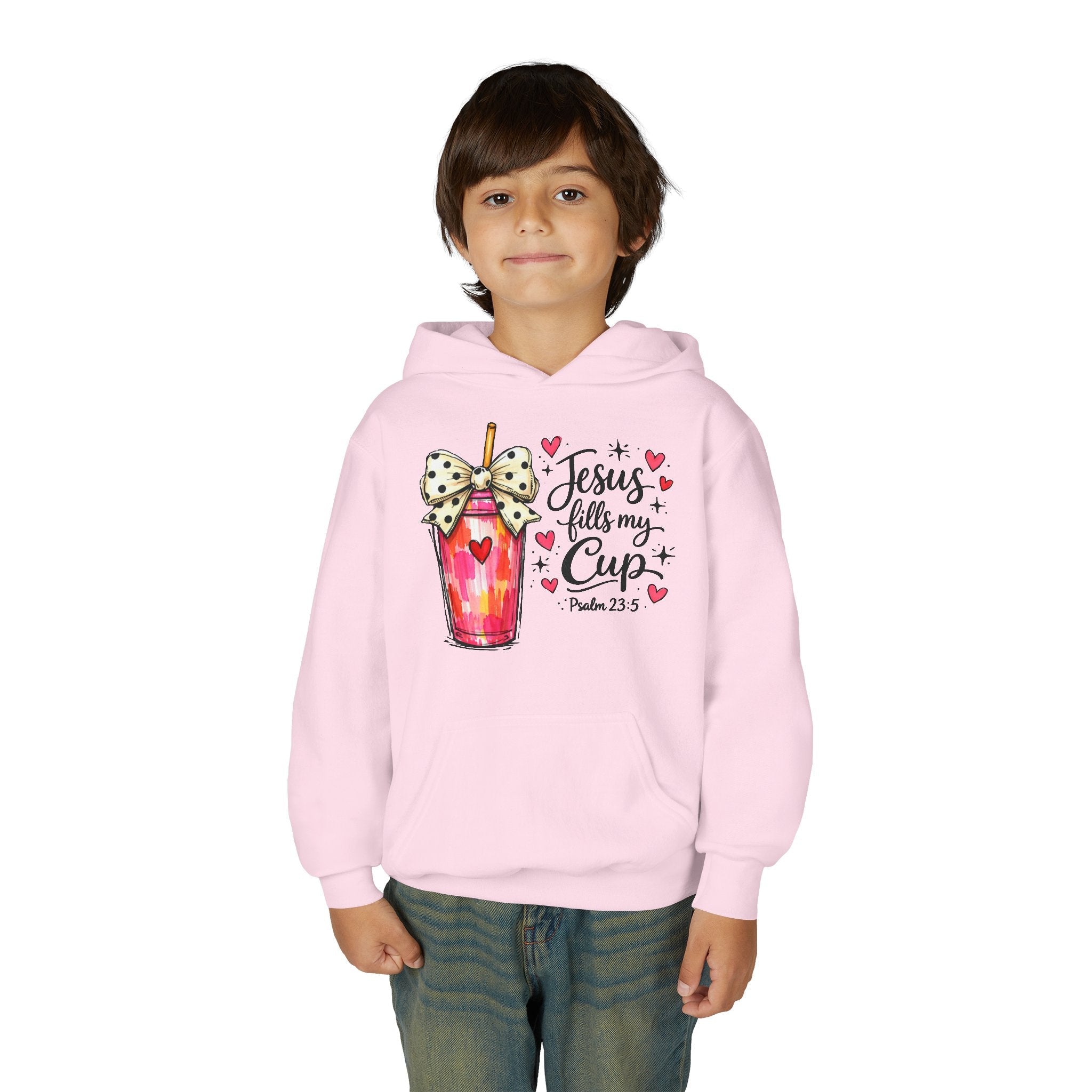 Jesus Fills My Cup Hoodie | Psalm 23 Christlicher Glaube Kinder