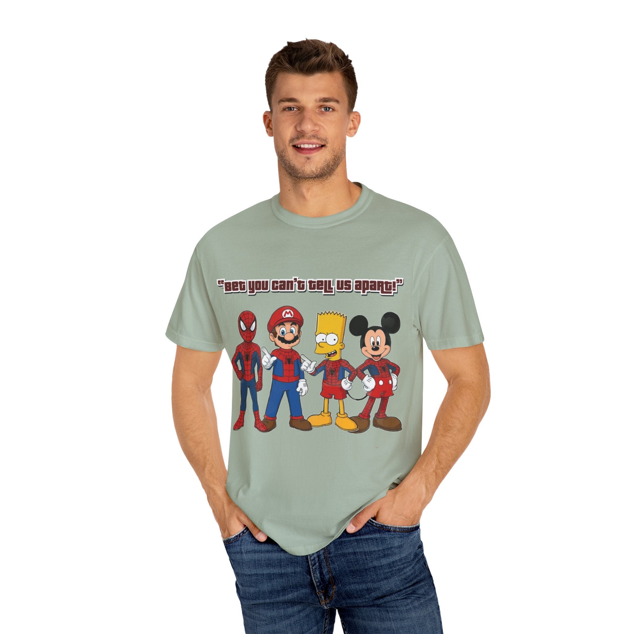 Lustiges Guess Cartoon Tribute Unisex T-Shirt, Fun Grafik-T-Shirt, Perfektes Geschenk für Kinder & Erwachsene, Familien-Bonding, Geburtstag, Freizeitkleidung