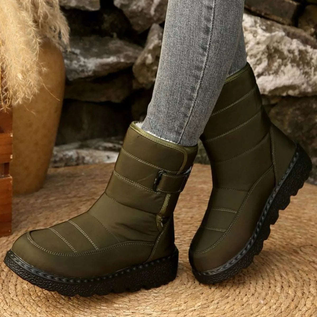 Bottes de neige imperméables et chaudes