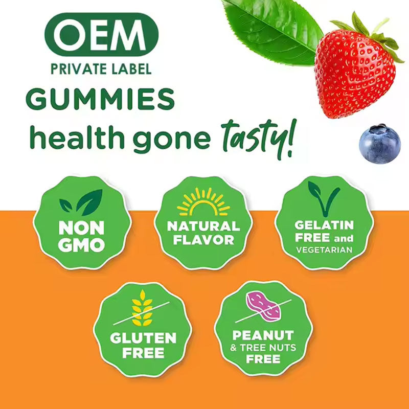 Magen-Darm-Verdauungs-Gummibärchen mit Fruchtgeschmack, Vitamin-Gummibärchen