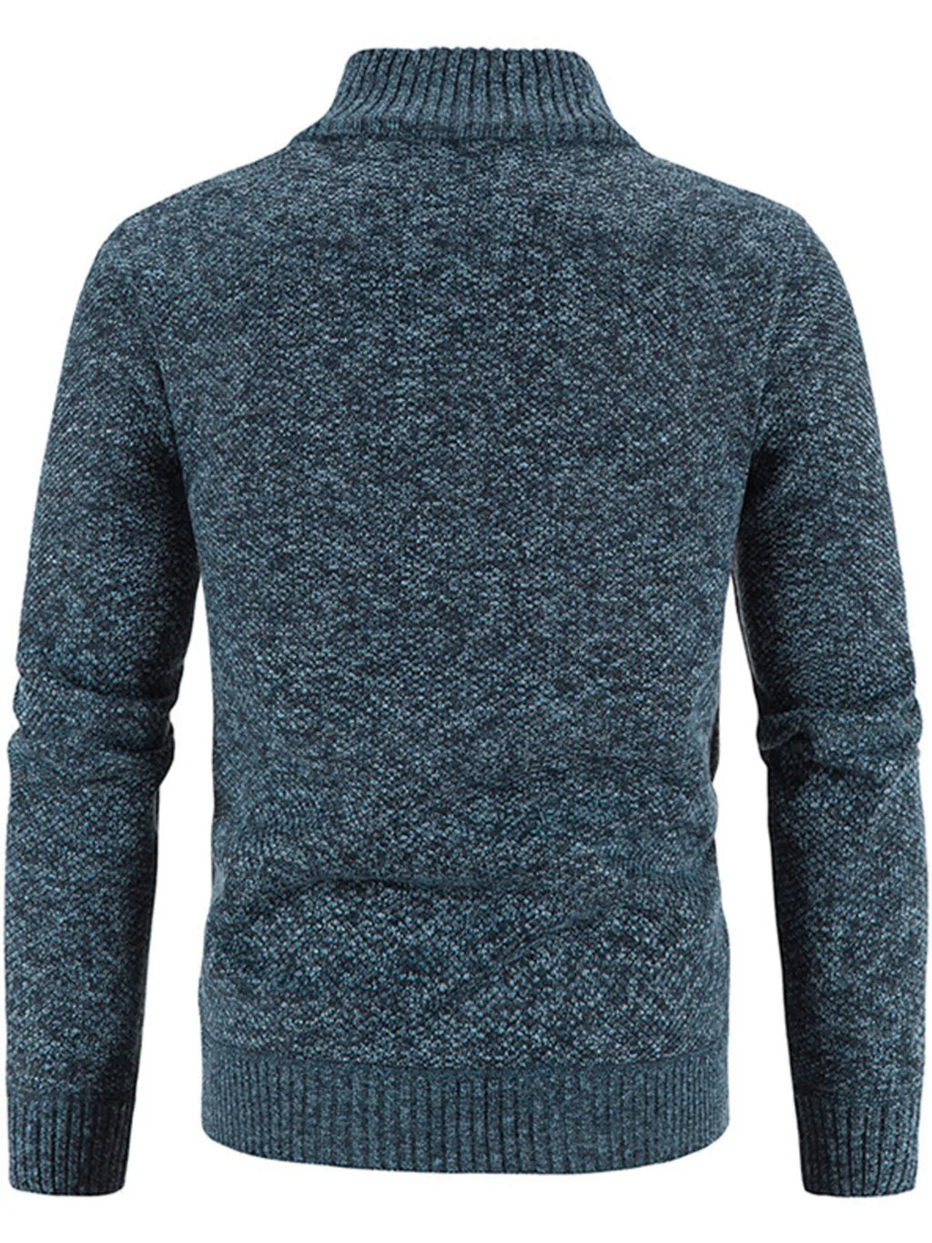 Herren Strickjacke mit Reißverschluss, Übergröße, Langarm