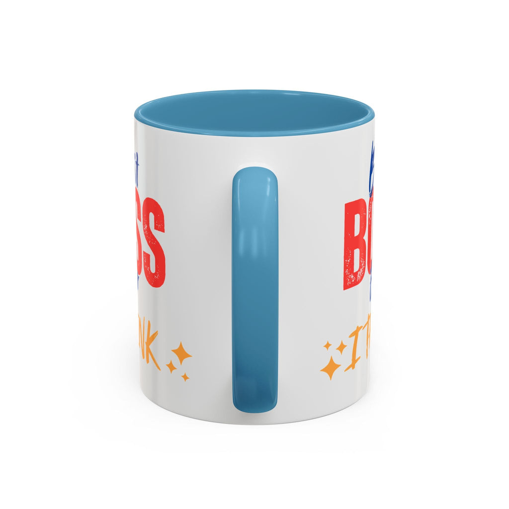 Bester Chef aller Zeiten Akzent-Kaffeetasse - Perfektes Geschenk zum Tag des Chefs, Büro-Dekoration, Motivierendes Trinkgeschirr, Lustige Kaffeetasse