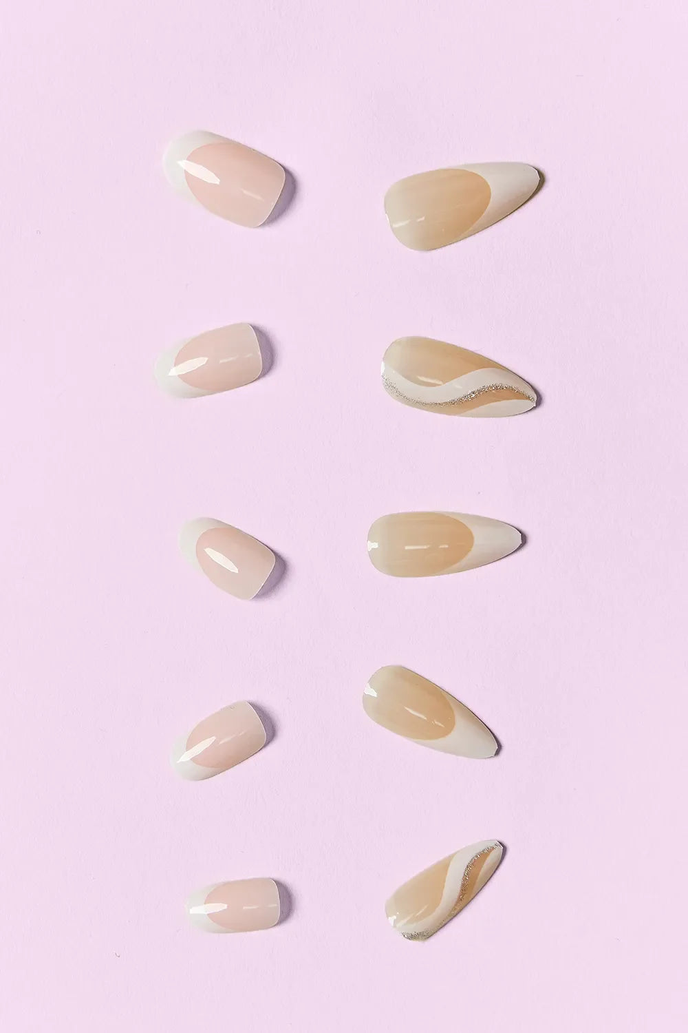 SO PINK BEAUTY Faux Ongles Autocollants 2 Paquets