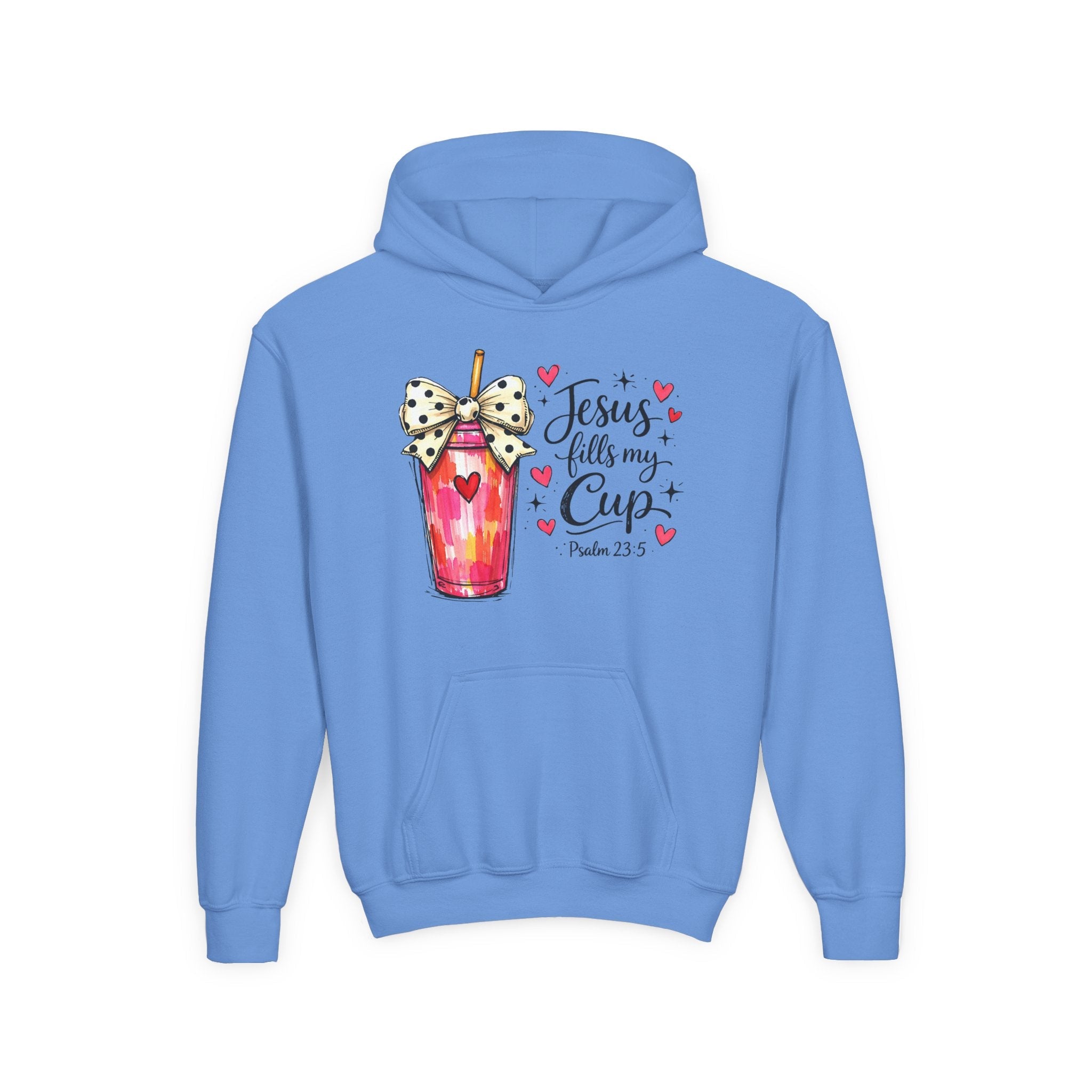 Jesus Fills My Cup Hoodie | Psalm 23 Christlicher Glaube Kinder