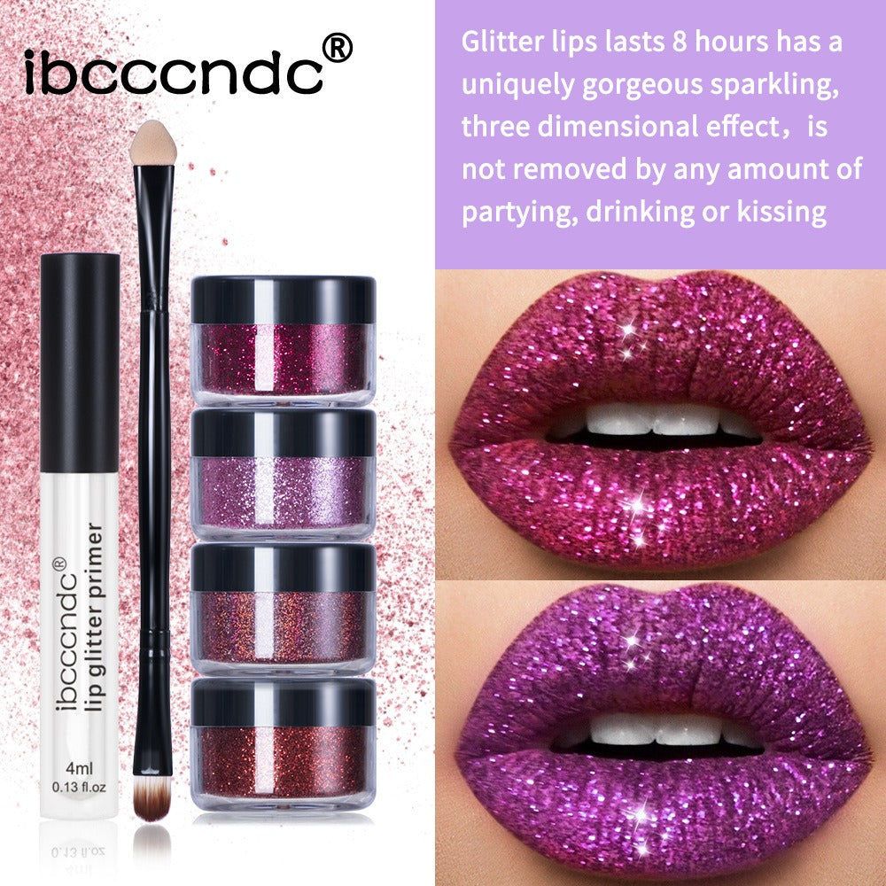 ibcccndc Glitzer-Lipgloss-Set