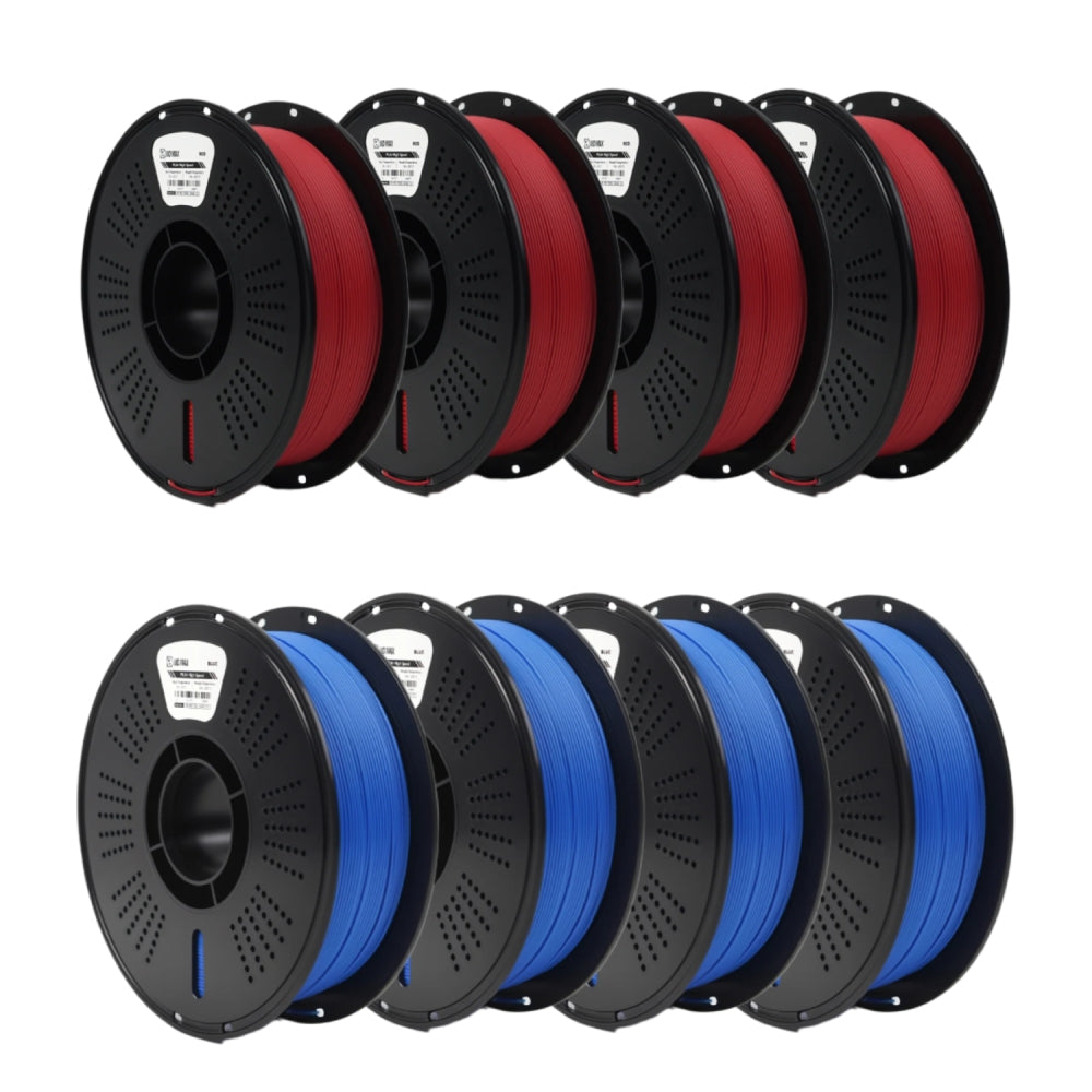 8 x 1kg High Speed PLA Pack - 2 Color Selection (4 per color) - IIID Max & Fremover