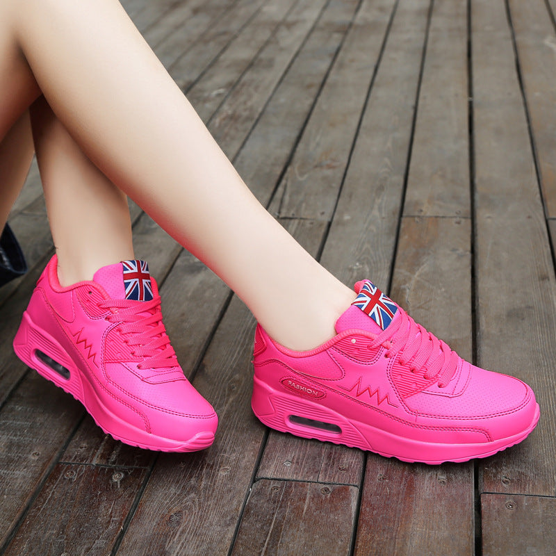 Chaussures pour femmes, chaussures à coussin d'air, chaussures de sport et de loisirs, version coréenne, chaussures plates pour étudiantes, chaussures de voyage, chaussures plates, chaussures pour femmes