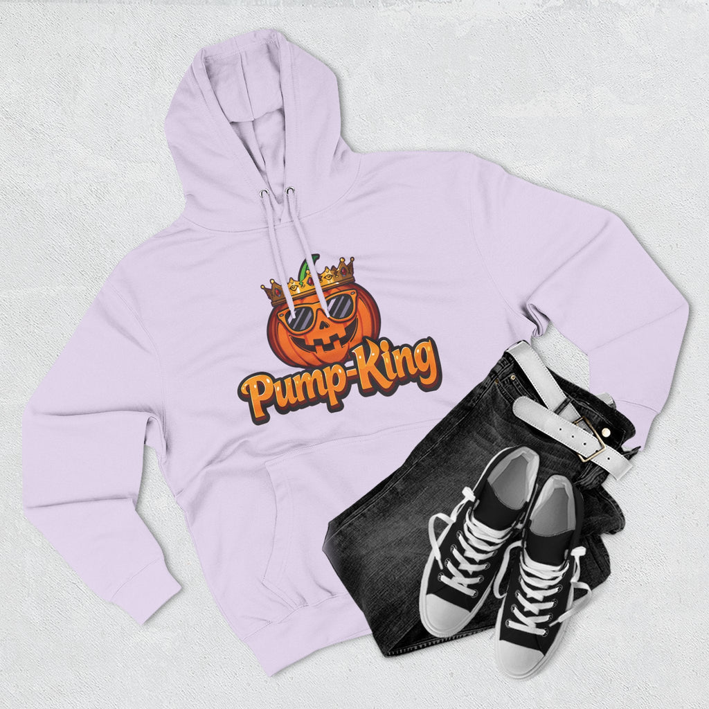 Pump-King Halloween Hoodie, Gemütliches Fleece-Sweatshirt für den Herbst, Lustige Kürbis-Kleidung, Herbst-Stil, Perfekt für Halloween-Feiern